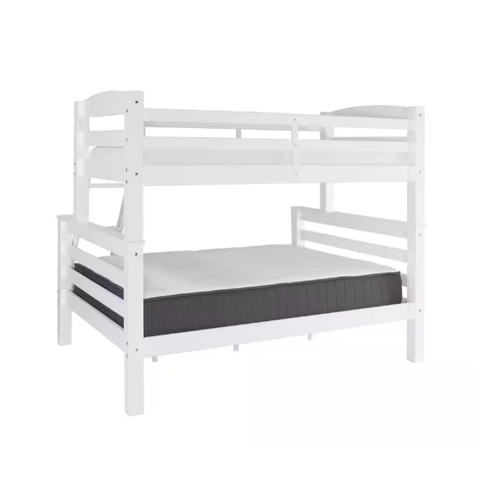 Parkerville Furniture Line Porter Twin over Full Bunk Bed in White, , large