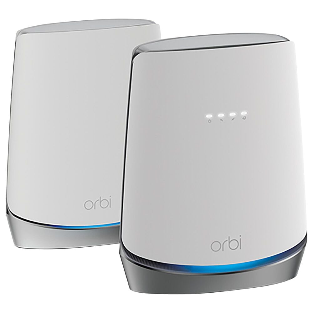 NETGEAR Orbi Tri-Band Wi-Fi System with Built-In Cable Modem Router and Satellite in White, , large