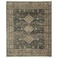Karastan Echo Milo 10" x 14" Grey Area Rug, , large
