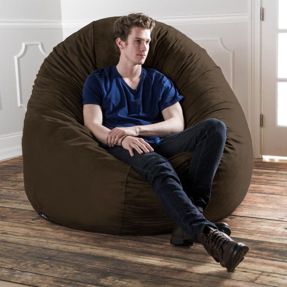 Jaxx 5' Bean Bag Chair Chocolate