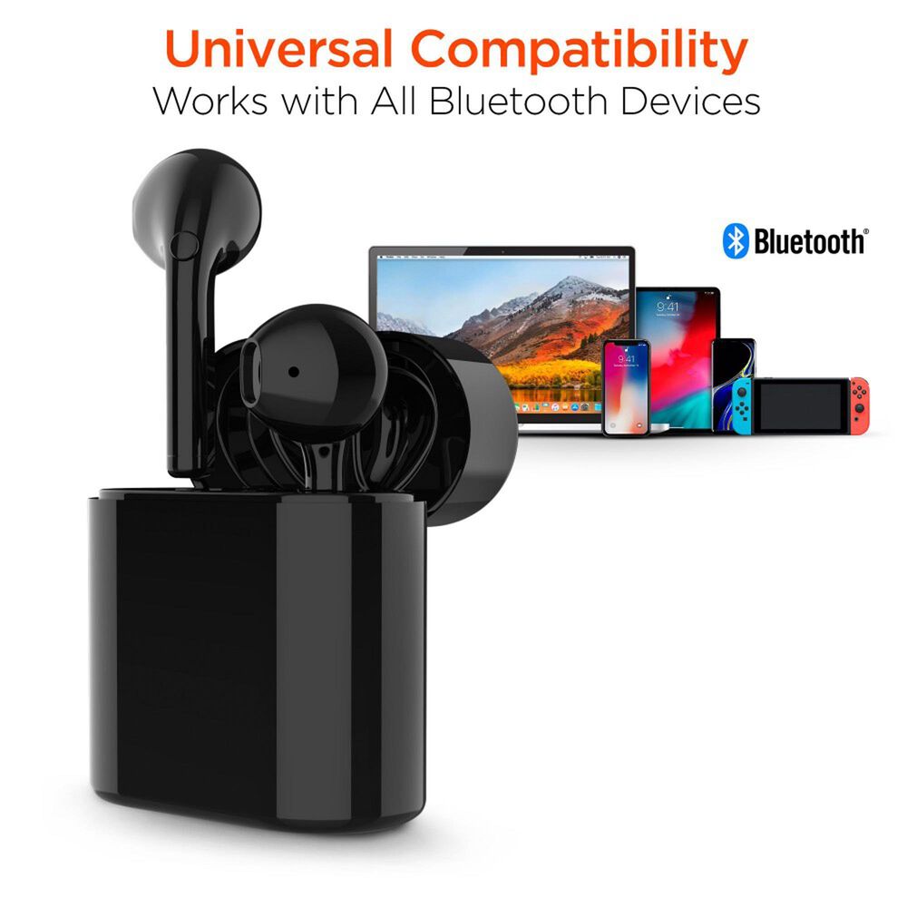Hypergear HYPERGEAR Truly Wireless Earbuds Black | Nebraska Furniture Mart