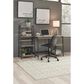 Signature Design by Ashley Soho Home Office Desk and Shelf in Brown and Black, , large