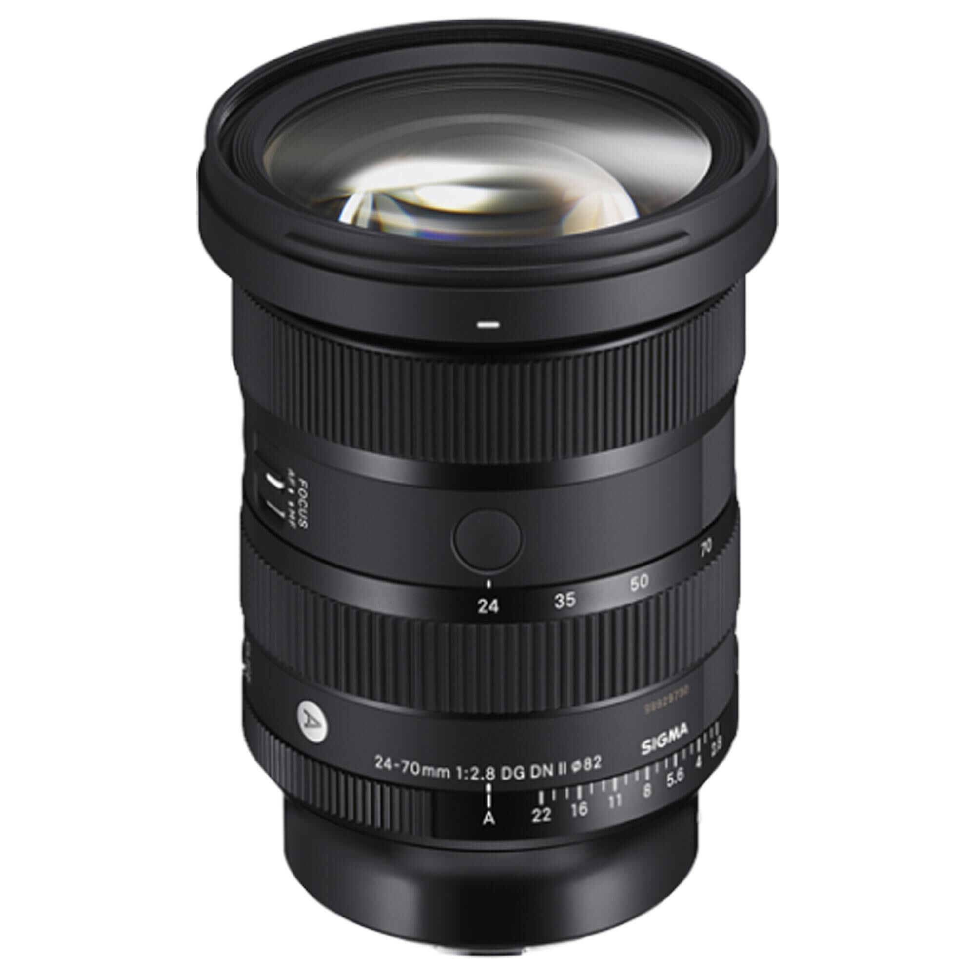 Sigma 24-70mm f/2.8 DG DN II Art Lens for Sony E-Mount in Black