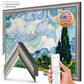 Deco TV Frames Slim 32" Frame Bezel for Samsung the Frame TV in Industrial Nickel, , large