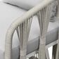 Hawthorne Furniture Alexa Outdoor Chair with Pillow in White, , large