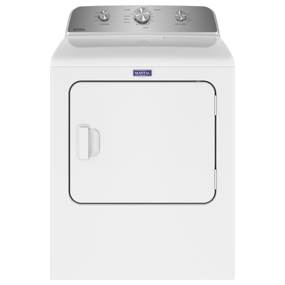 Maytag 4.7 Cu. Ft. Top Load Agitator Washer and 7.0 Cu. Ft. Top Load Electric Wrinkle Prevent Dryer in White, , large