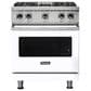 Viking Range 30" Propane Gas Sealed Burner Gas Range in White, , large