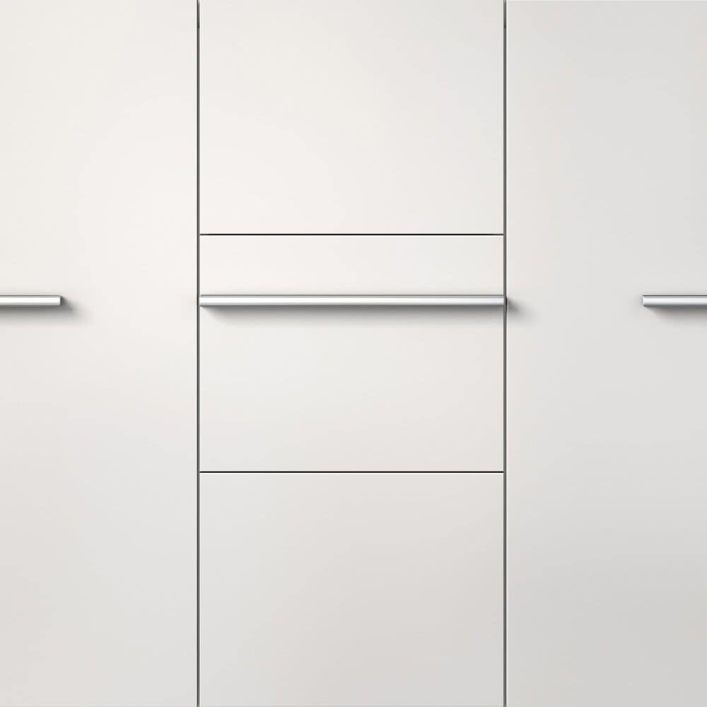 Lexora Home Lafarre 60&quot; Double Bathroom Vanity in White with 2 cm White Quartz Top and Rectangular Sinks, , large