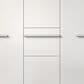 Lexora Home Lafarre 60" Double Bathroom Vanity in White with 2 cm White Quartz Top and Rectangular Sinks, , large