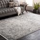 Surya Solar 10" x 14" Gray, Light Gray, Charcoal, Black and Mustard Area Rug, , large