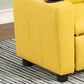 HOMLUX Marisa Kids Recliner Chair with Cupholder in Yellow, , large
