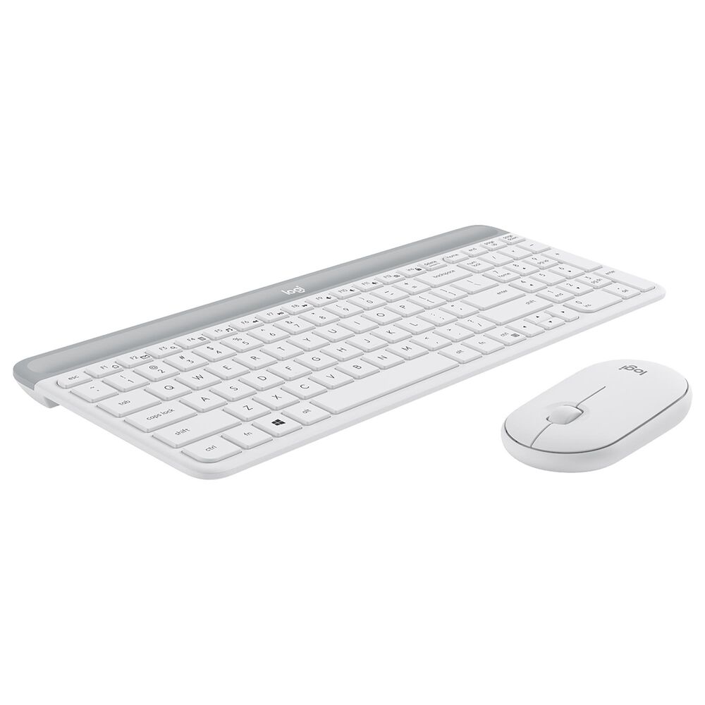 Logitech MK470 Slim Wireless Keyboard and Mouse Combo in Off-White, , large