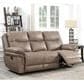 Crystal City Isabella Manual Reclining Sofa in Sand, , large