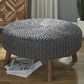 Ashley Jassmyn Oversized Accent Ottoman in Charcoal, , large