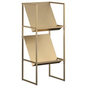 Novogratz Helix Vinyl Record Storage in Gold, , large