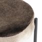 Four Hands Nocona Bar Stool with Speckled Hide Leather in Gunmetal, , large