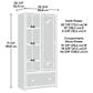 Sauder River Ranch Armoire with Mirror in Grand Walnut, , large