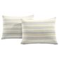 Triangle Home Fashions Solange Stripe 3-Piece Queen Quilt Set in Yellow and Gray, , large