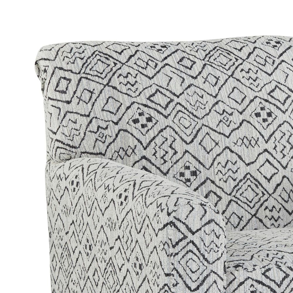 Ashley Hayesdale Accent Chair in Black and Cream, , large