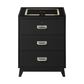 Mayberry Hill Rio 3-Drawer Nightstand in Black, , large
