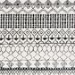 Safavieh Tulum 10" x 14" Ivory and Black Area Rug, , large
