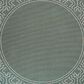 Oriental Weavers Marina 7"10" Round Grey and Ivory Area Rug, , large