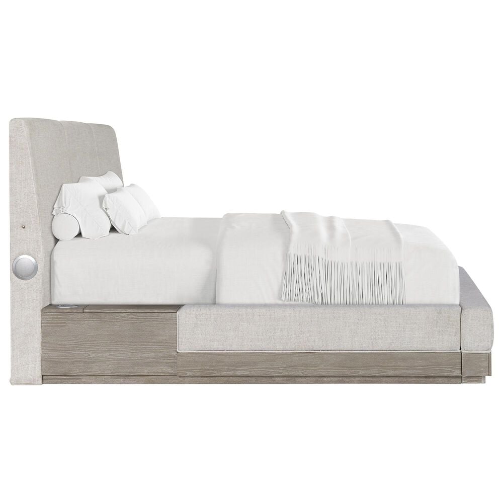Boulder &amp; Pine King Storage Bed with Lights and Speaker, , large