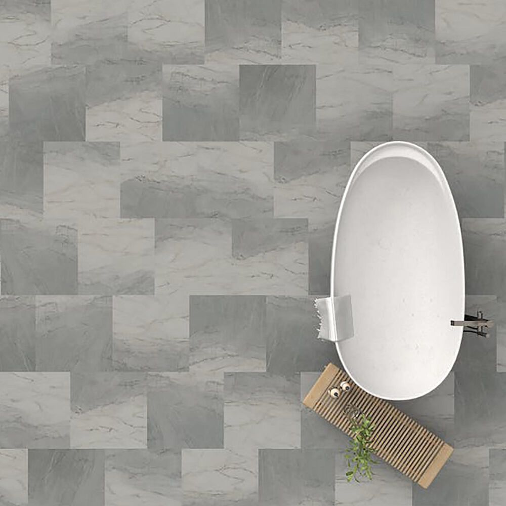 Mannington Adura Flex Tile Arctic Glacier 18&quot; x 18&quot; Luxury Vinyl Tile, , large