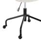 Lumisource Curvo Task Chair with White Cushion in Black, , large