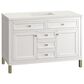James Martin Vanities Chicago 48" Single Bathroom Vanity in Glossy White with 3 cm Lime Delight Quartz Top and Rectangular Sink, , large