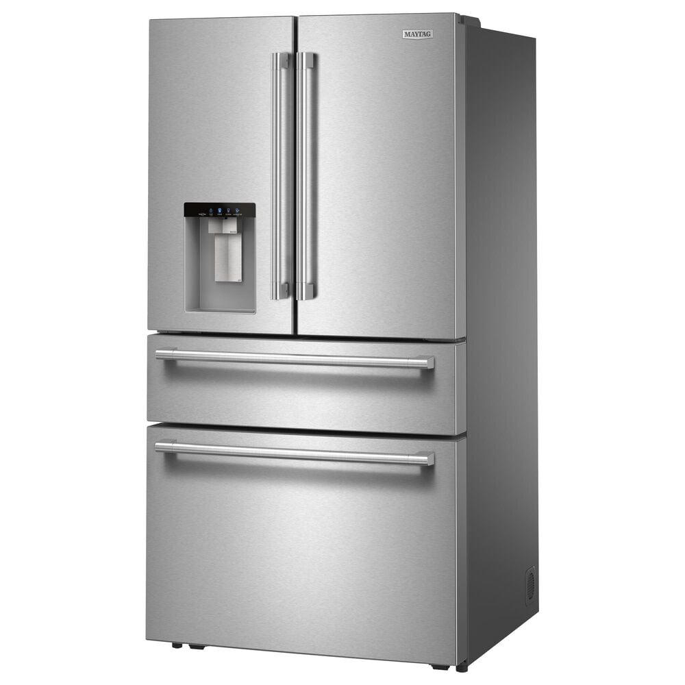Maytag 29 Cu. Ft. French Door Bottom Mount Refrigerator in Fingerprint-Resistant Stainless, , large