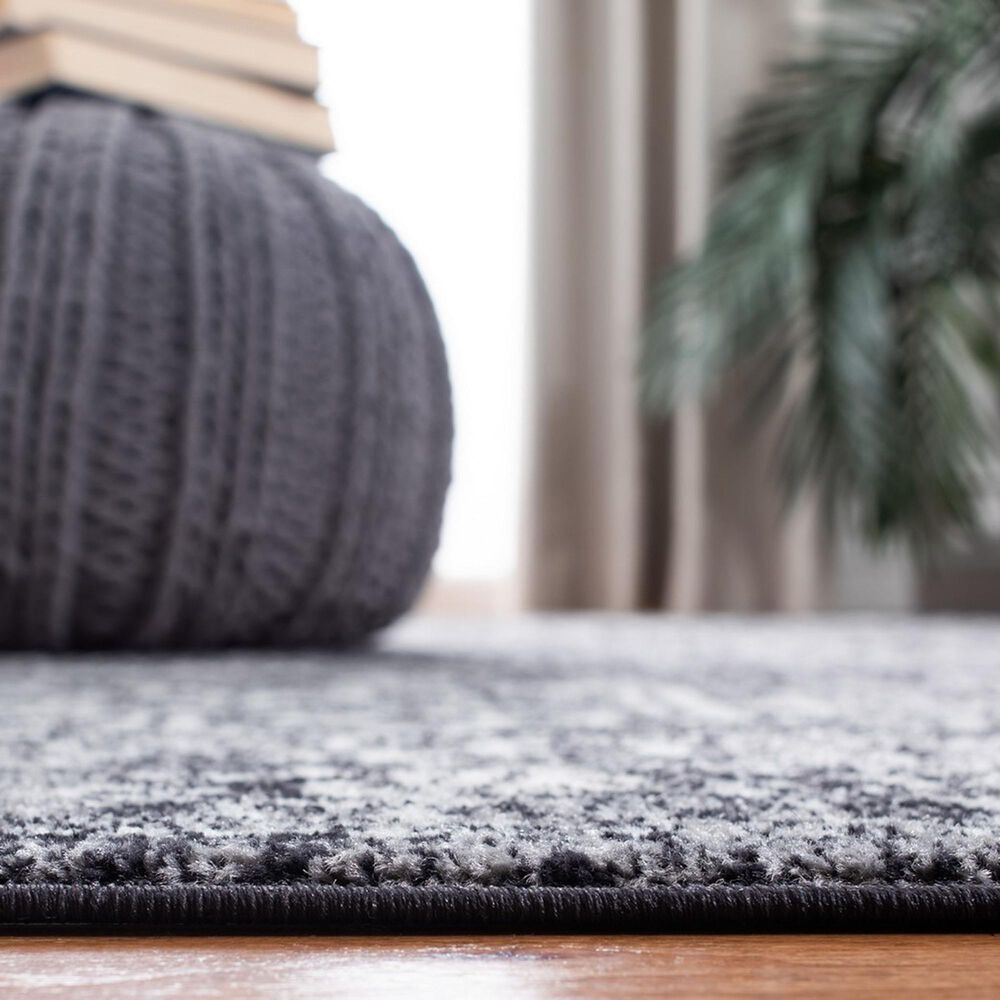 Safavieh Evoke EVK256R 10&#39; x 14&#39; Black and Grey Area Rug, , large