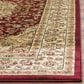 Safavieh Lyndhurst LNH222 2"3" x 16" Red and Ivory Runner, , large