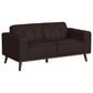 Mayberry Hill Destiny Stationary Loveseat in Pebble Brown, , large