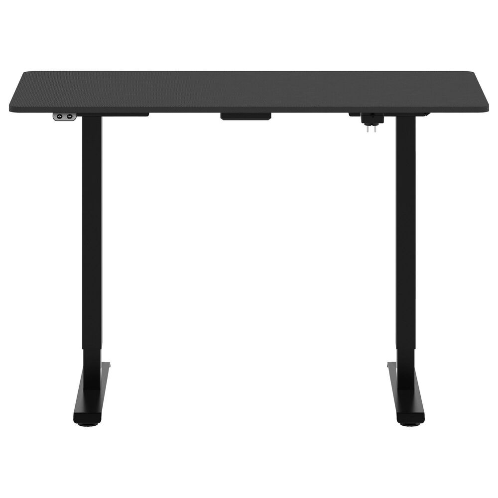 Furniture of America Villalobos Adjustable Office Desk in Black, , large
