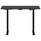 Furniture of America Villalobos Adjustable Office Desk in Black, , large
