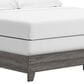 Ashley Sylveri King Chevron Panel Bed in Gray, , large
