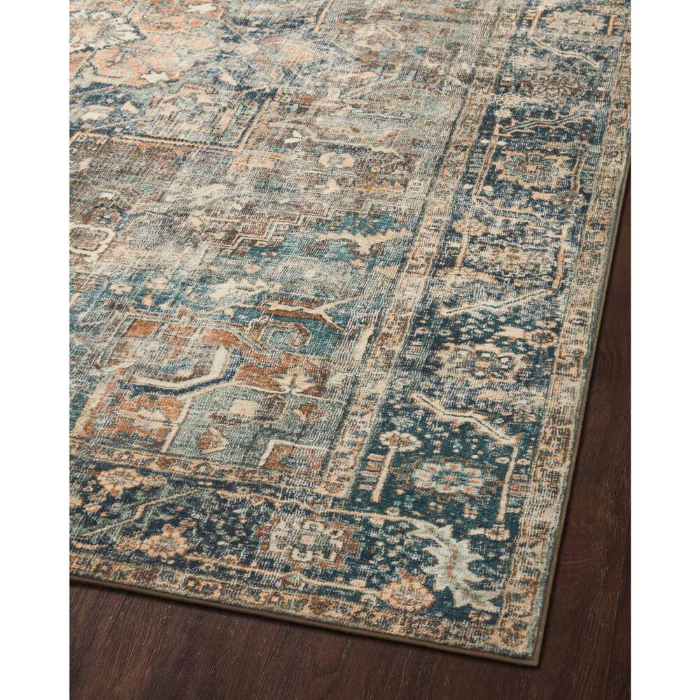 Loloi II Margot 7&#39;6&quot; x 9&#39;6&quot; Terracotta and Lagoon Area Rug, , large