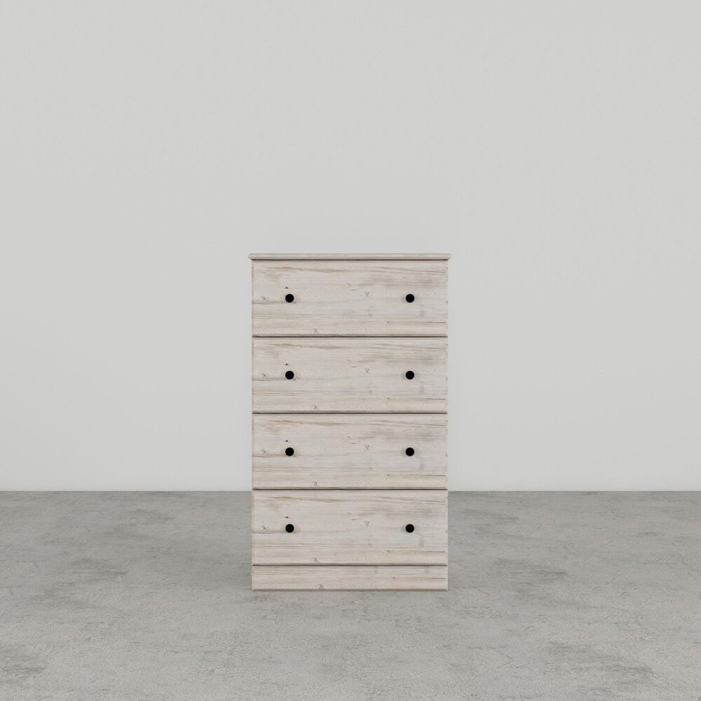 Lemoore Essentials 32" 4-Drawer Chest in Frosted Pine, , large