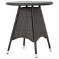 Hearth and Haven Corsica Patio Bistro Table in Brown, , large