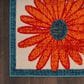 Nourison Aloha ALH33 3"6" x 5"6" Ivory and Multicolor Indoor/Outdoor Area Rug, , large