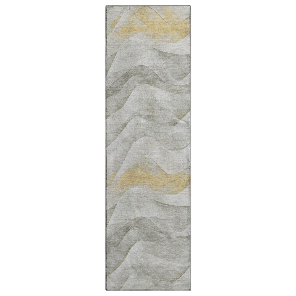 Dalyn Rug Company Pacifica PA3 2"3" x 7"6" Silver Runner, , large