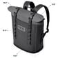 YETI Hopper M12 Backpack Soft Cooler in Black Forest Green, , large
