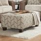 Arapahoe Home Shearling Cocktail Ottoman in Coconut Mocha, , large