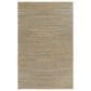 L&R Resources Natural Fiber Striped 7"9" x 9"9" Spa Blue Area Rug, , large