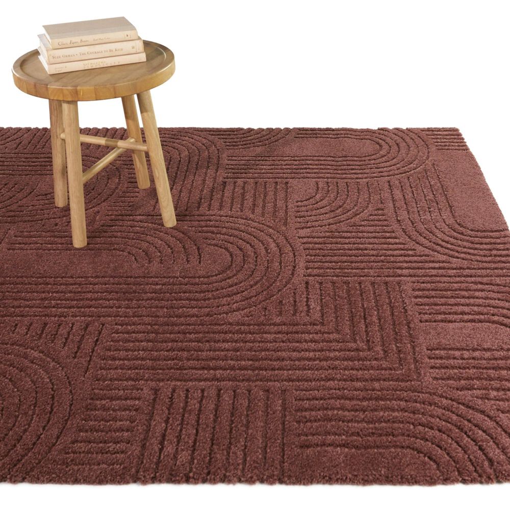 Balta Rugs Hazen 5&#39;3&quot; x 7&#39; Wine Area Rug, , large