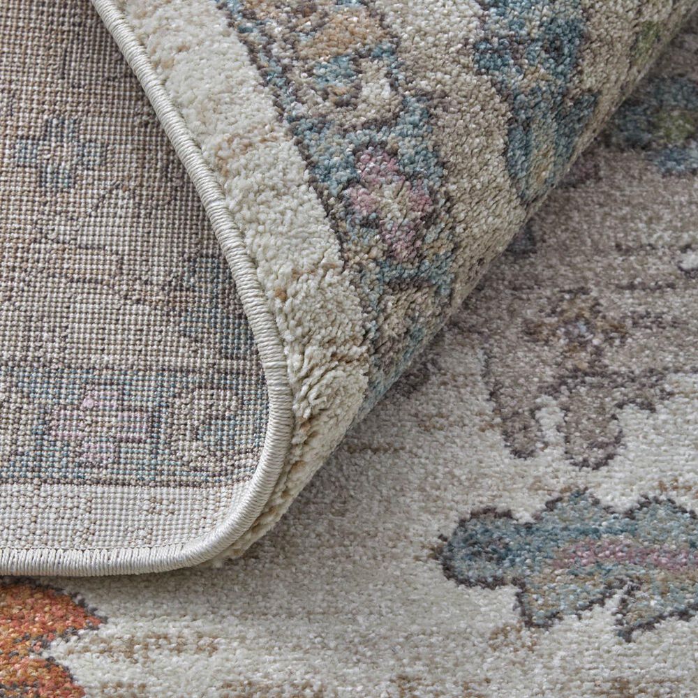 Feizy Dartmouth 39QJF 10&#39; x 12&#39;8&quot; Ivory and Multicolor Area Rug, , large