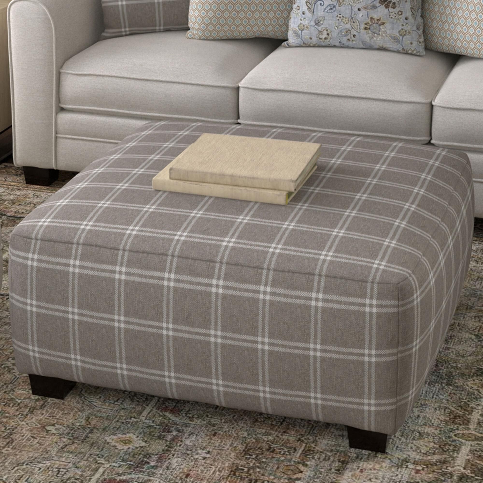 Jackson Furniture Magnolia Cocktail Ottoman in Mink
