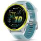 Garmin Forerunner 570 47mm Amp Yellow Aluminum Case with Translucent Whitestone and Turquoise Band, , large