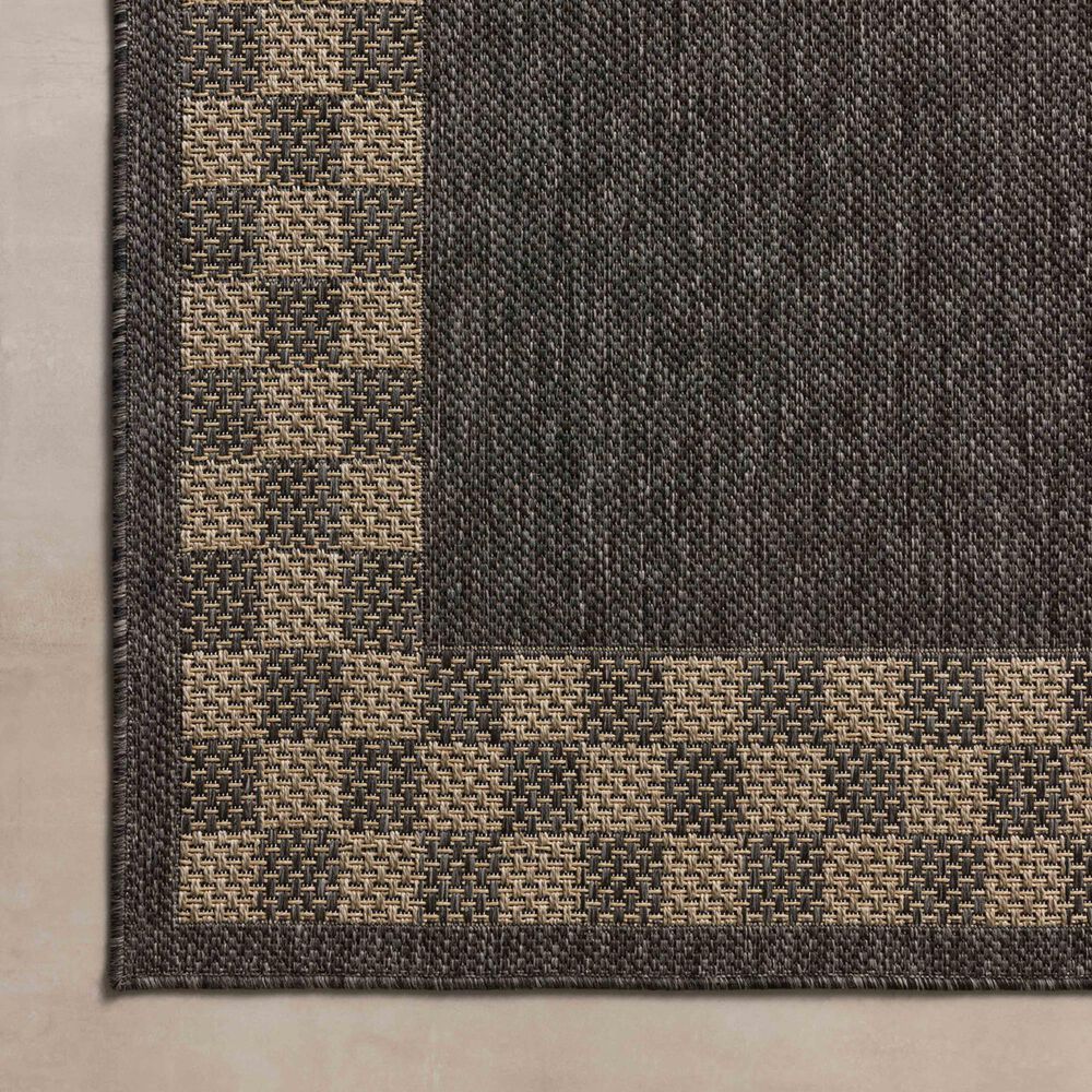 Loloi II Providence 8&#39;6&quot; x 12&#39; Charcoal and Natural Indoor/Outdoor Area Rug, , large